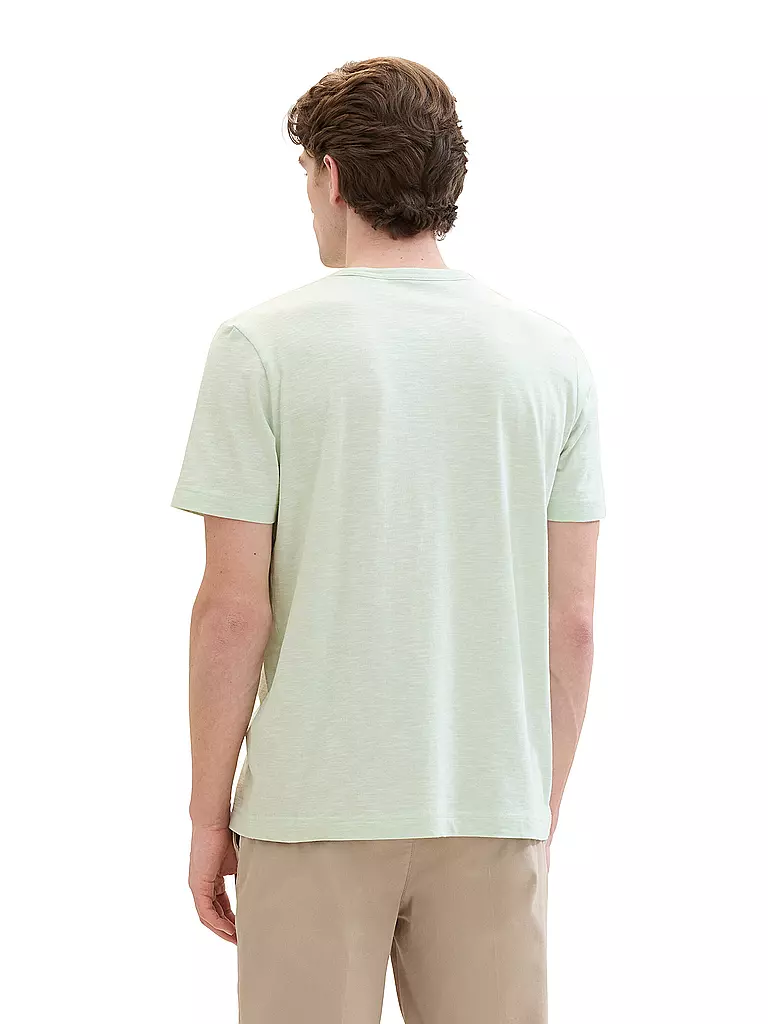TOM TAILOR T-Shirt hellgrün