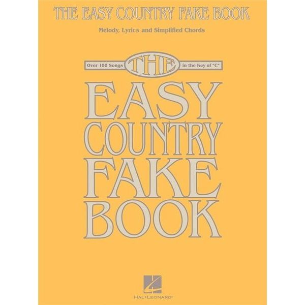 Hal Leonard The Easy Country Fake Book