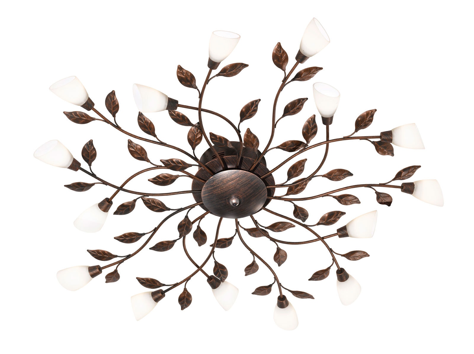 Reposa Deckenleuchte braun, mehrfarbig, 622811528, D/H: 80/10,5 cm, Metall