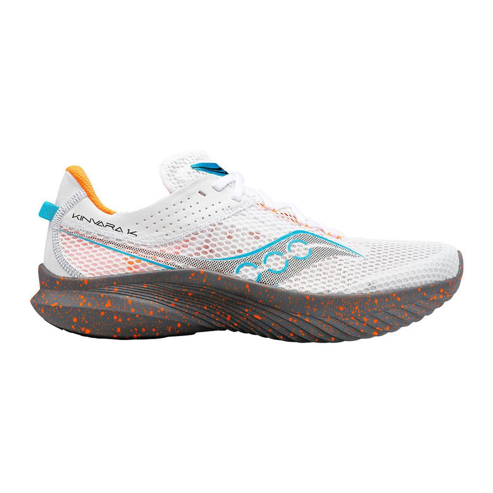 Saucony KINVARA 14 - Chaussures running Homme white/gravel