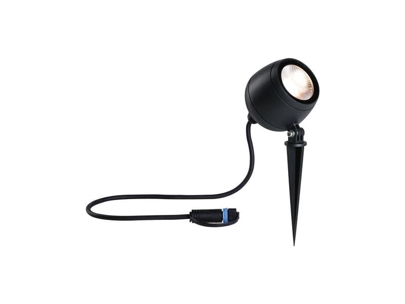 Paulmann Gartenspot Plug & Shine Kikolo, 60°, 3000K, 7.2W, LED Gartenstrahler