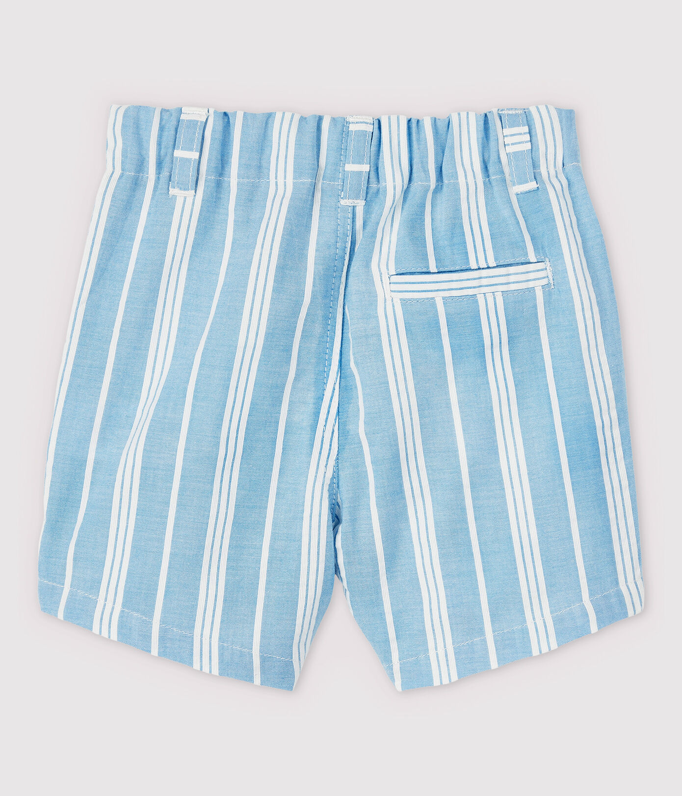 Short rayé en popeline bébé garçon