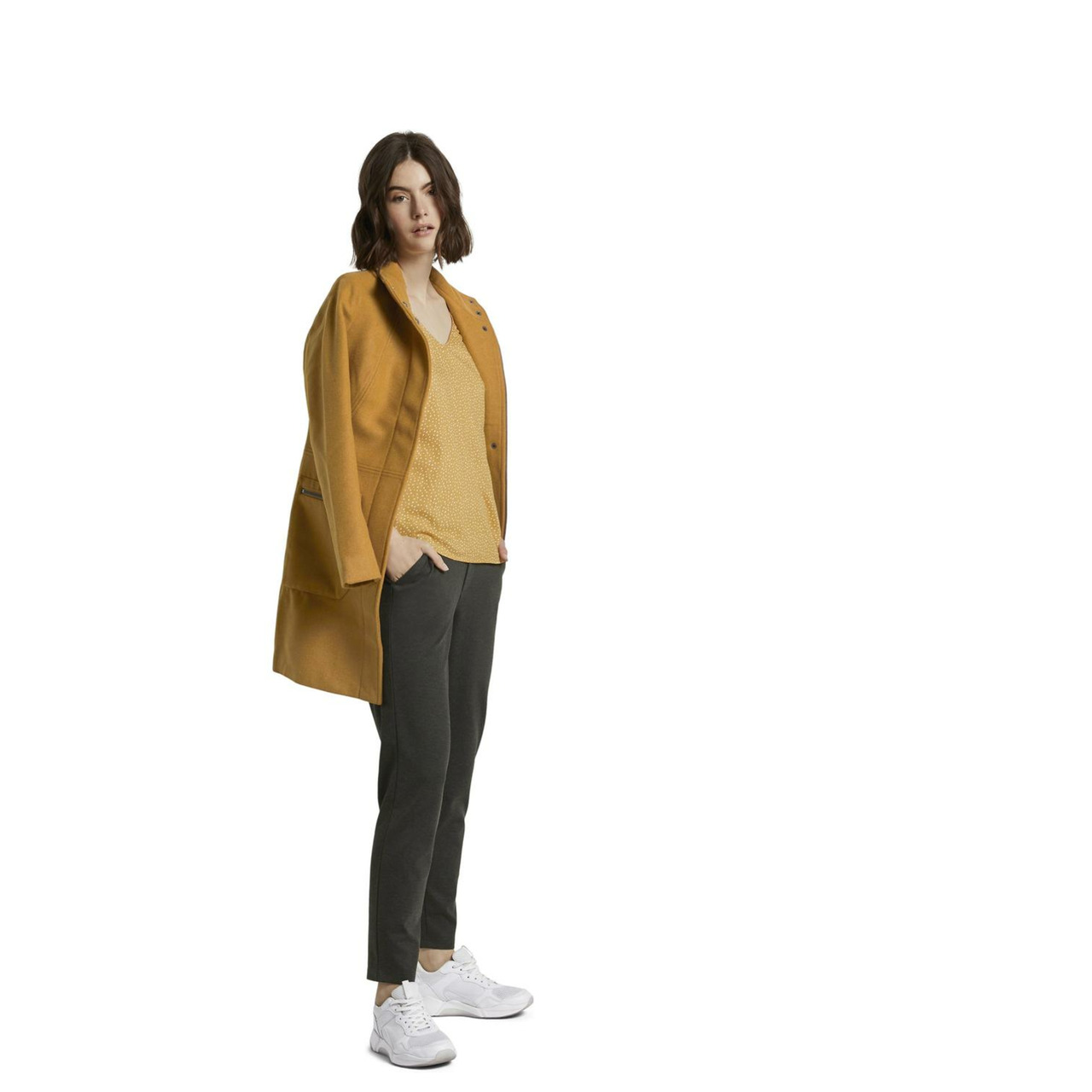 Tom Tailor Denim Constructed knitted pants