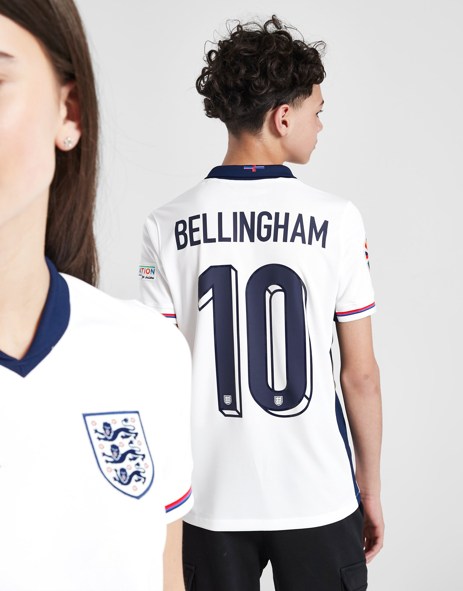 Nike Maillot Domicile Angleterre 2024 Bellingham #10 Junior
