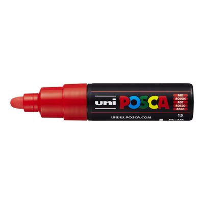 Posca - Marqueur peinture pointe large - rouge