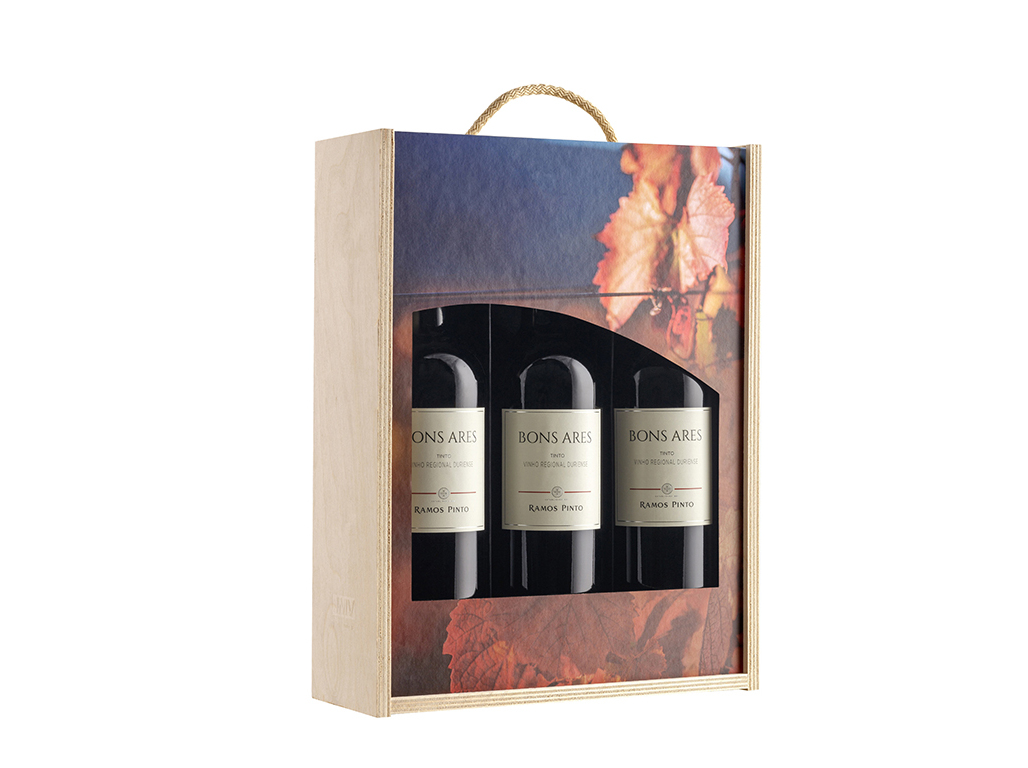 CONJUNTO VINHO BONS ARES DOURO 3X0.75L