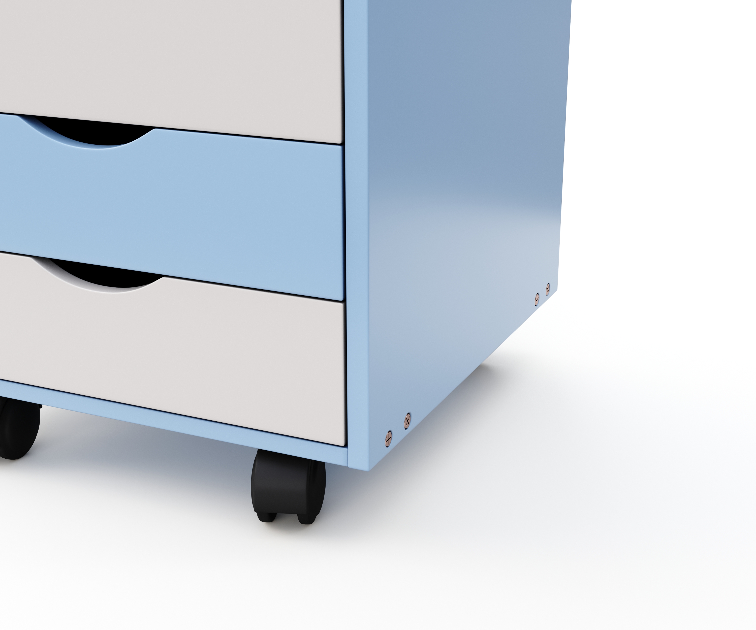 Rollcontainer blau