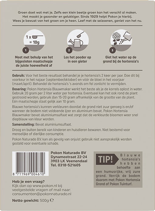 Pokon hortensia blauwmaker 500 gr
