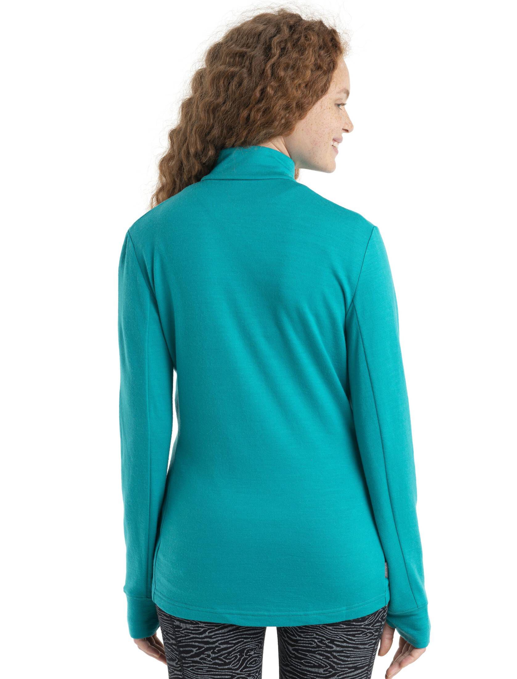 Icebreaker| Damen Fleecejacke W QUANTUM 3 aus Wolle