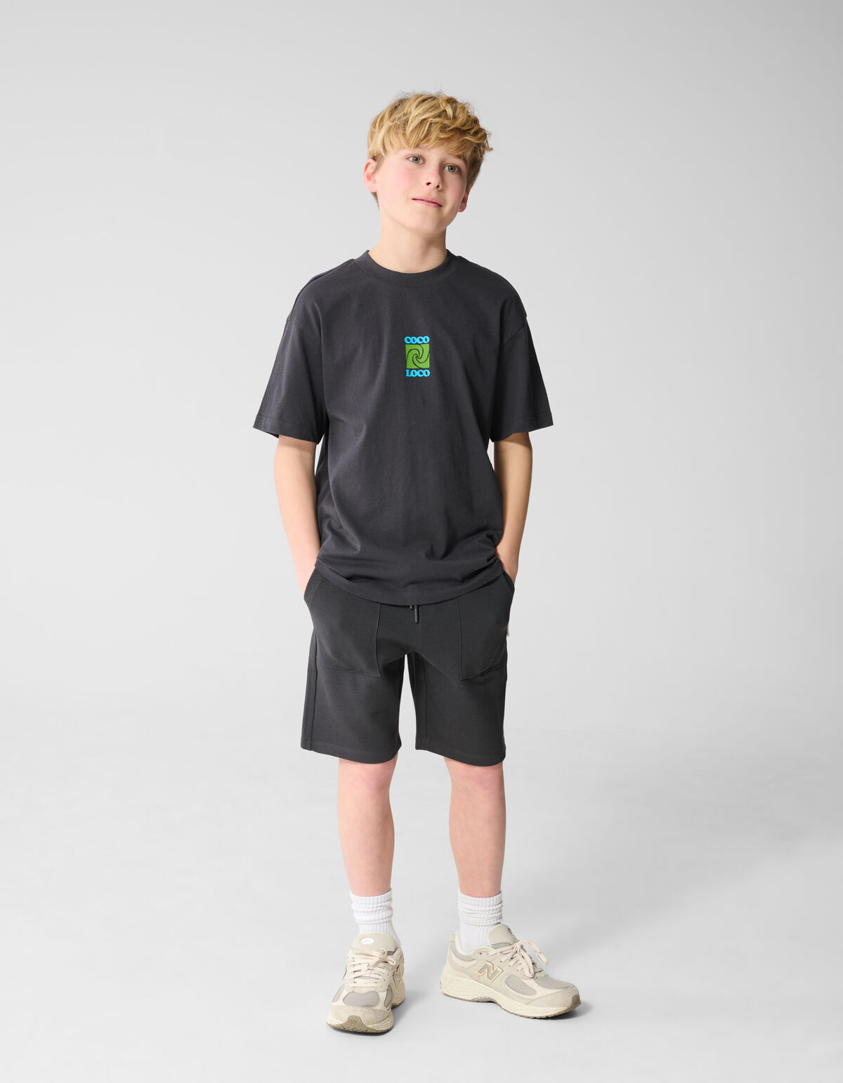 Pocket Short Donkergrijs