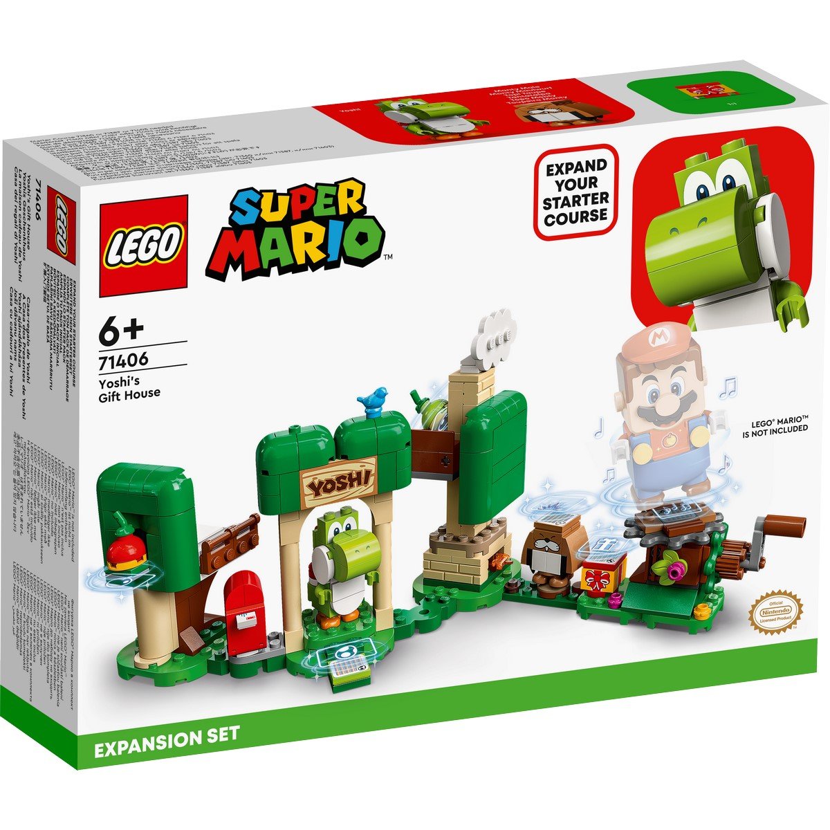 Ensemble d’extension La maison cadeau de Yoshi Lego 71406