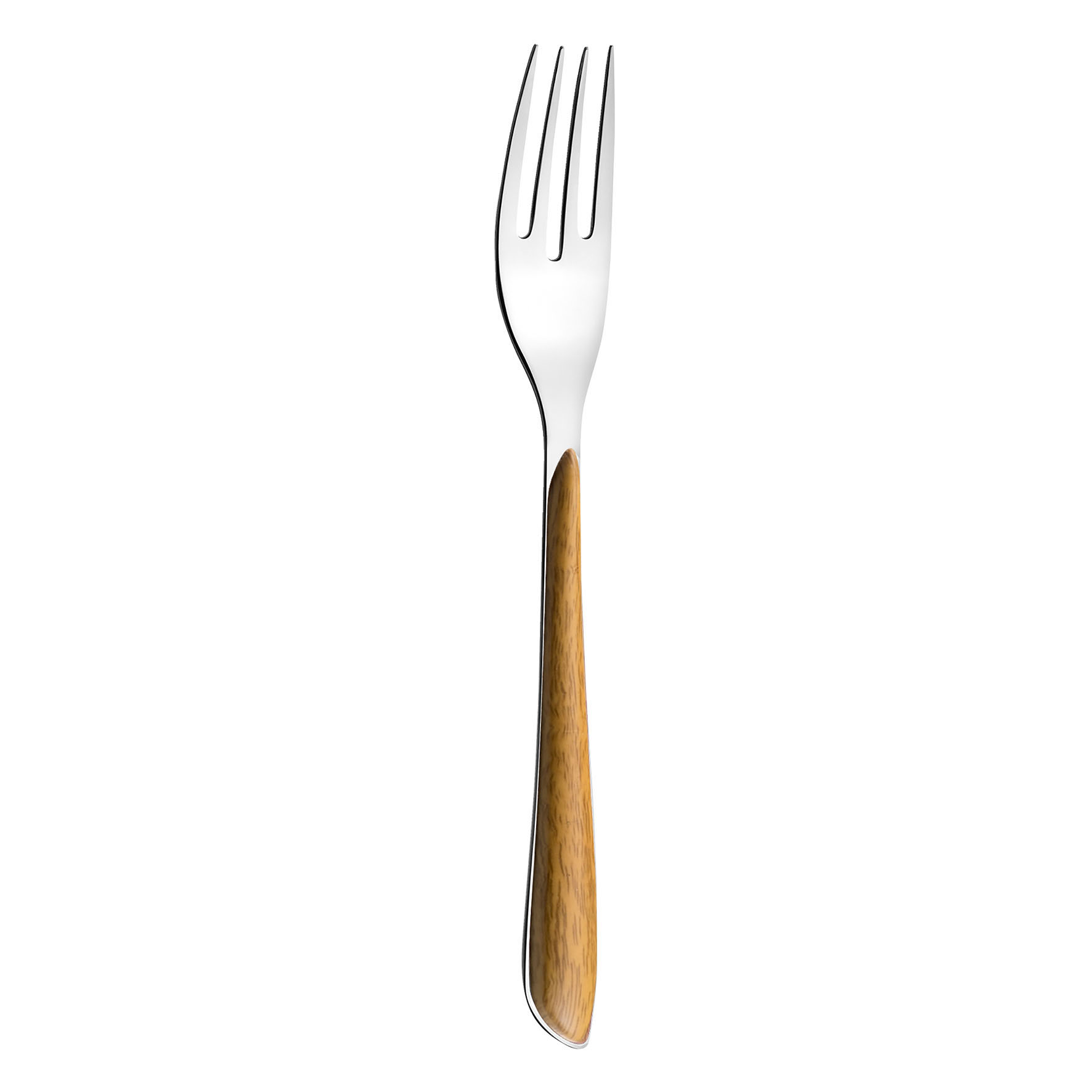 Fourchette ECLAT manche bois clair