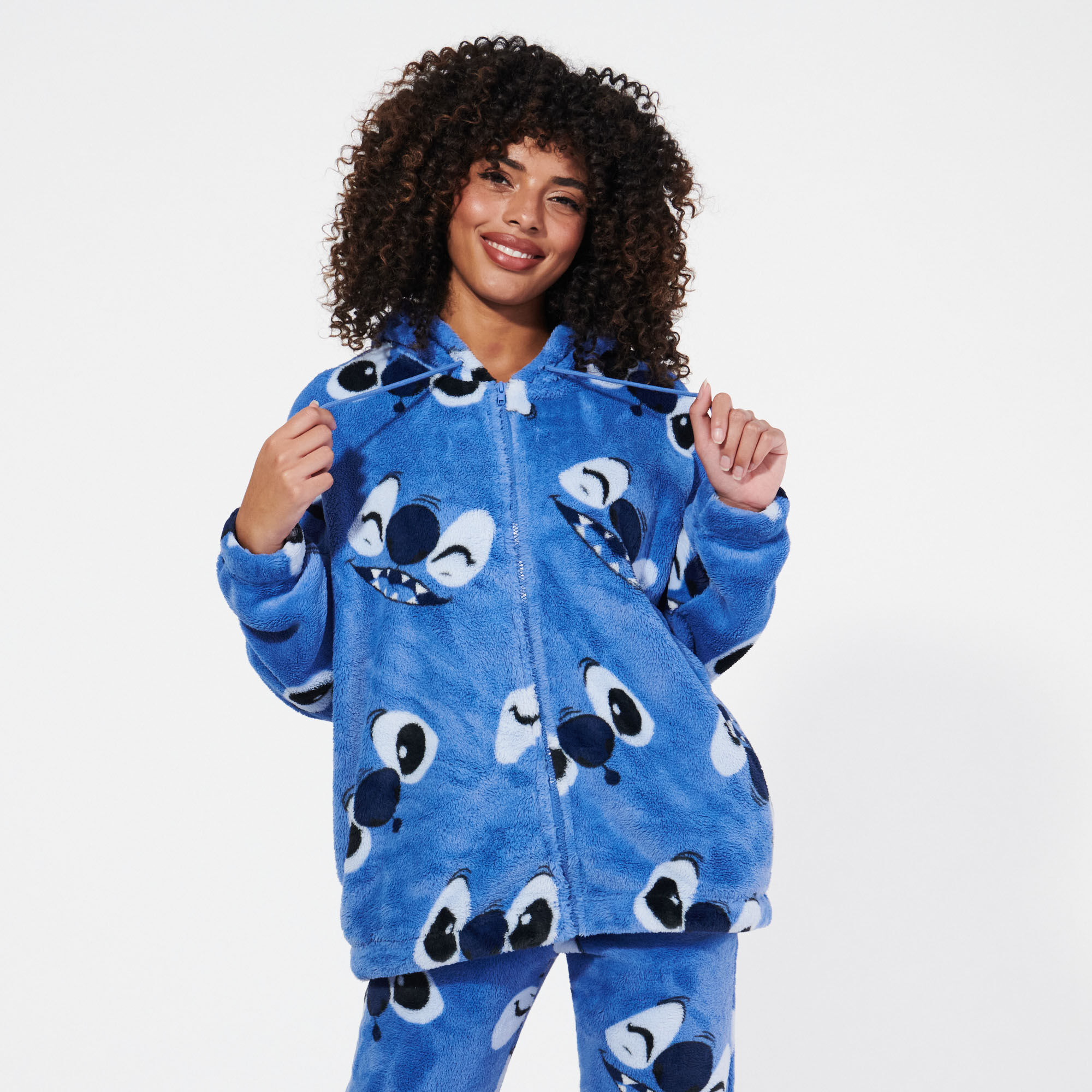 Veste polaire imprimée Stitch