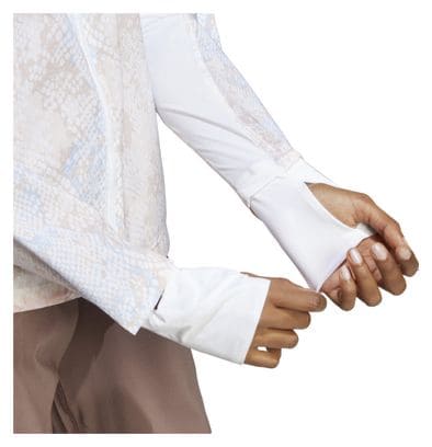 Veste coupe-vent adidas running Fast Blanc Femme