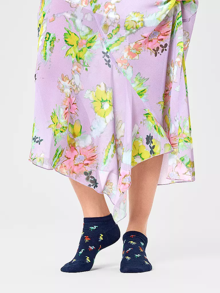 HAPPY SOCKS Damen Socken FLAMINGO 36-40 navy  dunkelblau