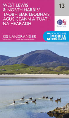 West Lewis & North Harris - OS Landranger Map 013 (Sheet map, folded)