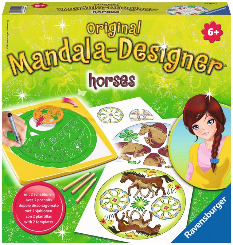 Ravensburger Mandala Designer® Horses 2 in 1- Tekenmachine