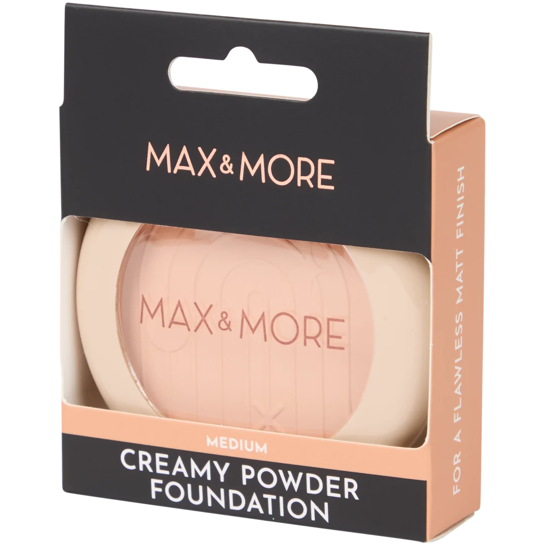 Max & More poeder foundation met spons Diverse kleuren