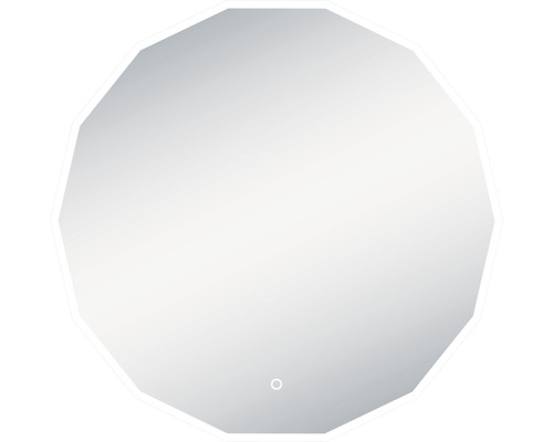 LED-lichtspiegel DSK Silver Pure 80 cm met aanraaksensor