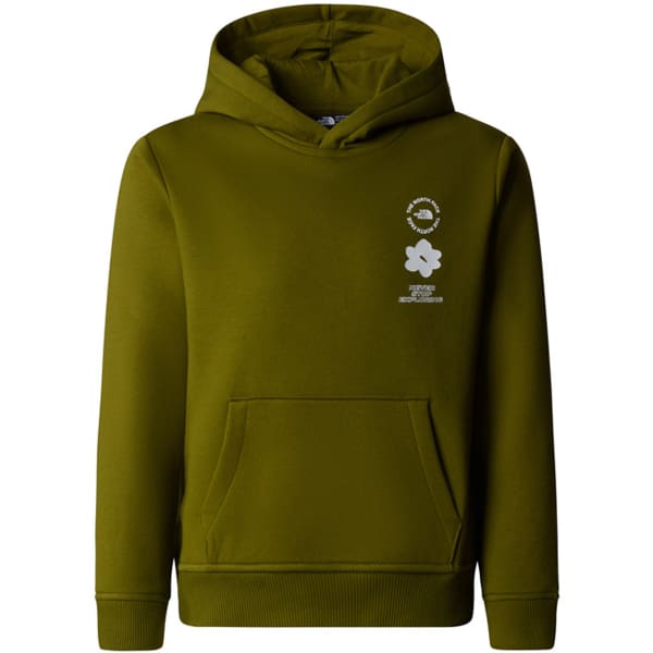 Sweatshirt THE NORTH FACE G FLOWER GRAPHIC RELAXED HOODIE FOREST OLIVE
