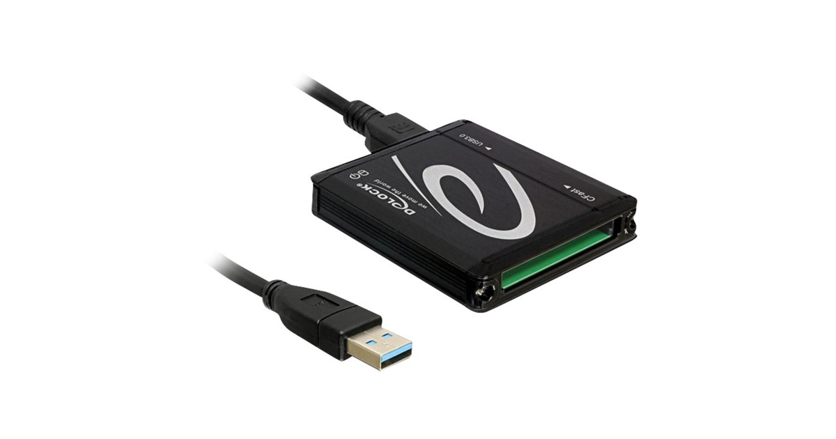DeLOCKCardreader USB 3.0 > CFast kaartlezer  (Zwart)