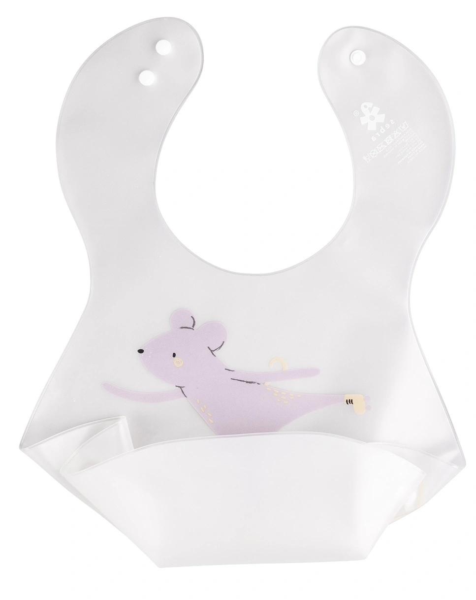 Kunststoff-Lätzchen TEENY TOES 2er-Set in weiß