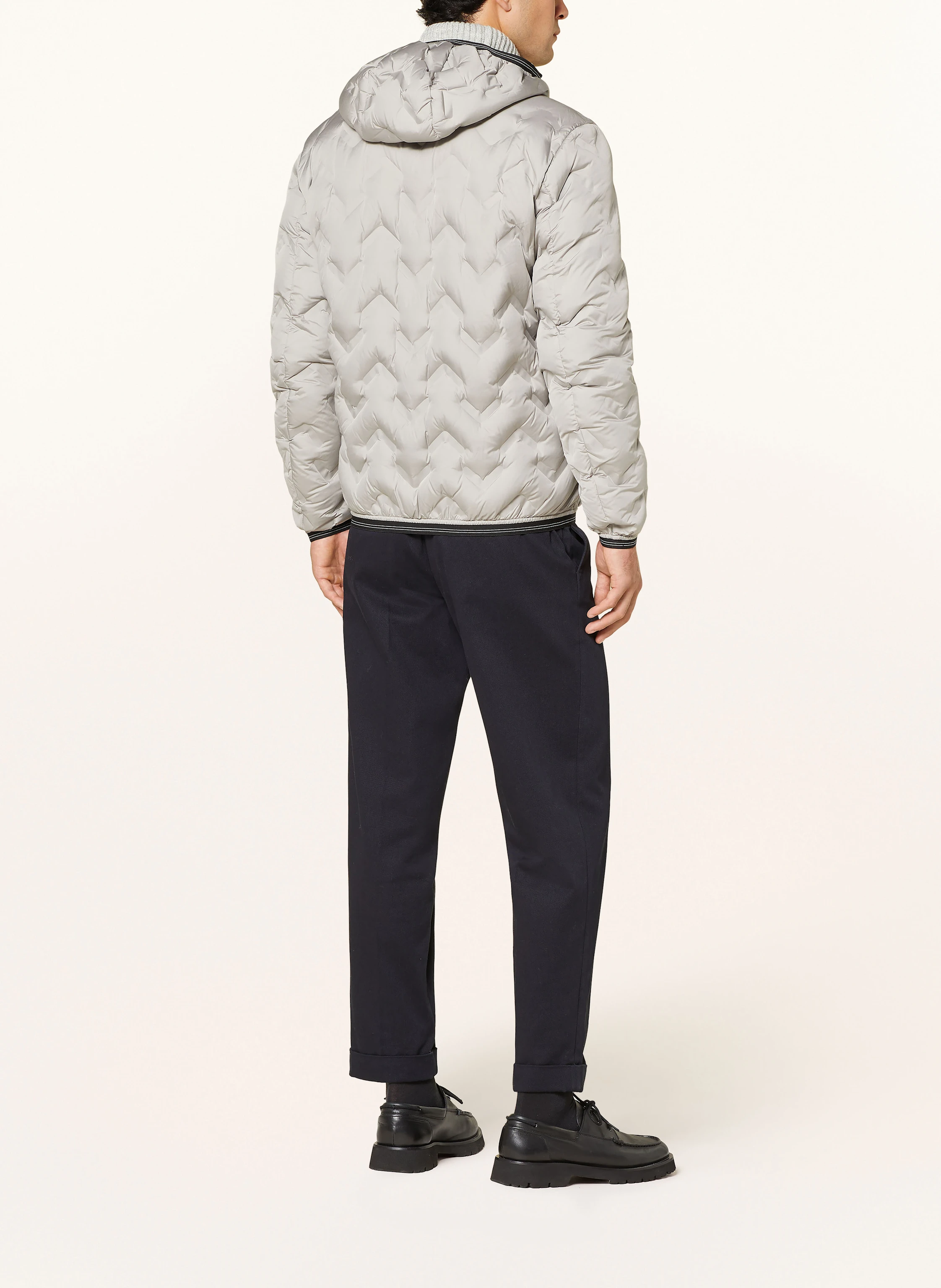 Blauer Lightweight-Daunenjacke