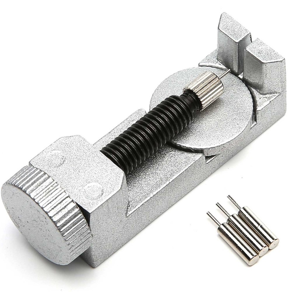 Universal Uhrenwerkzeug Stiftausdrücker für Armbanduhren wie Apple Watch - Silber
