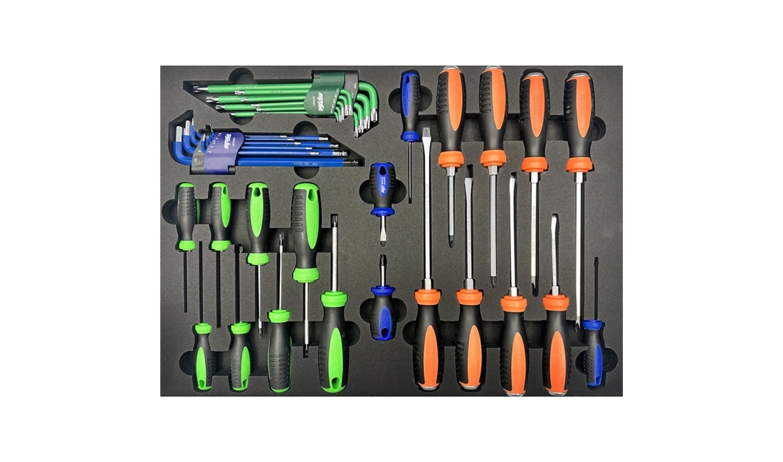 Indlæg værkstedsvogn 38 dele - SP Tools