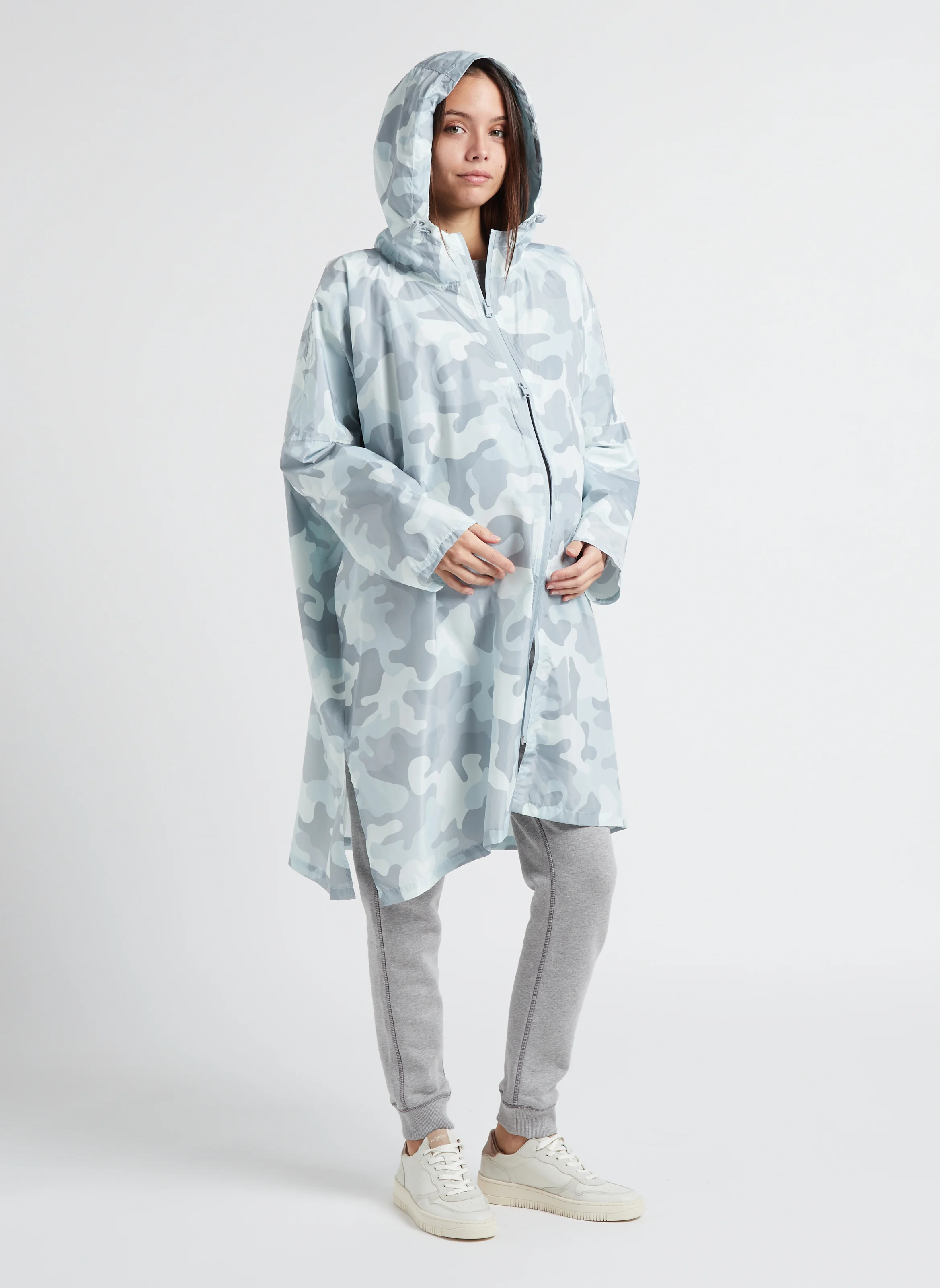 SCOUT - Coupe-vent imprimé à capuche| Gris