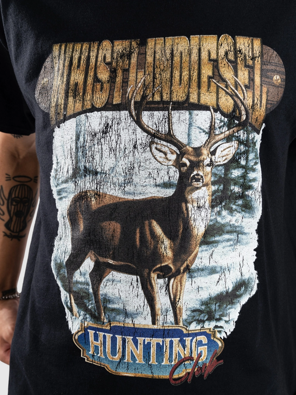 Whistlindiesel Hunting Club T-Shirt black