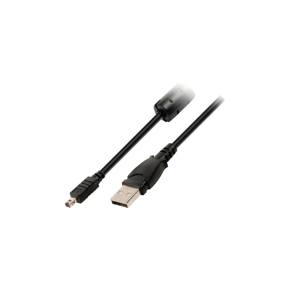 USB 2.0-Kabel USB A Han - Minolta 8-Pinners Han 2.00 m Sort