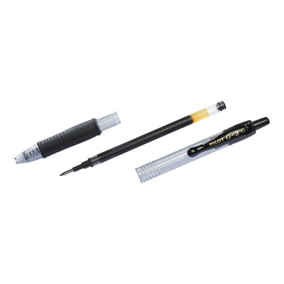 Pilot G-2 - Pack de 12 rollers - 0,7 mm - noir