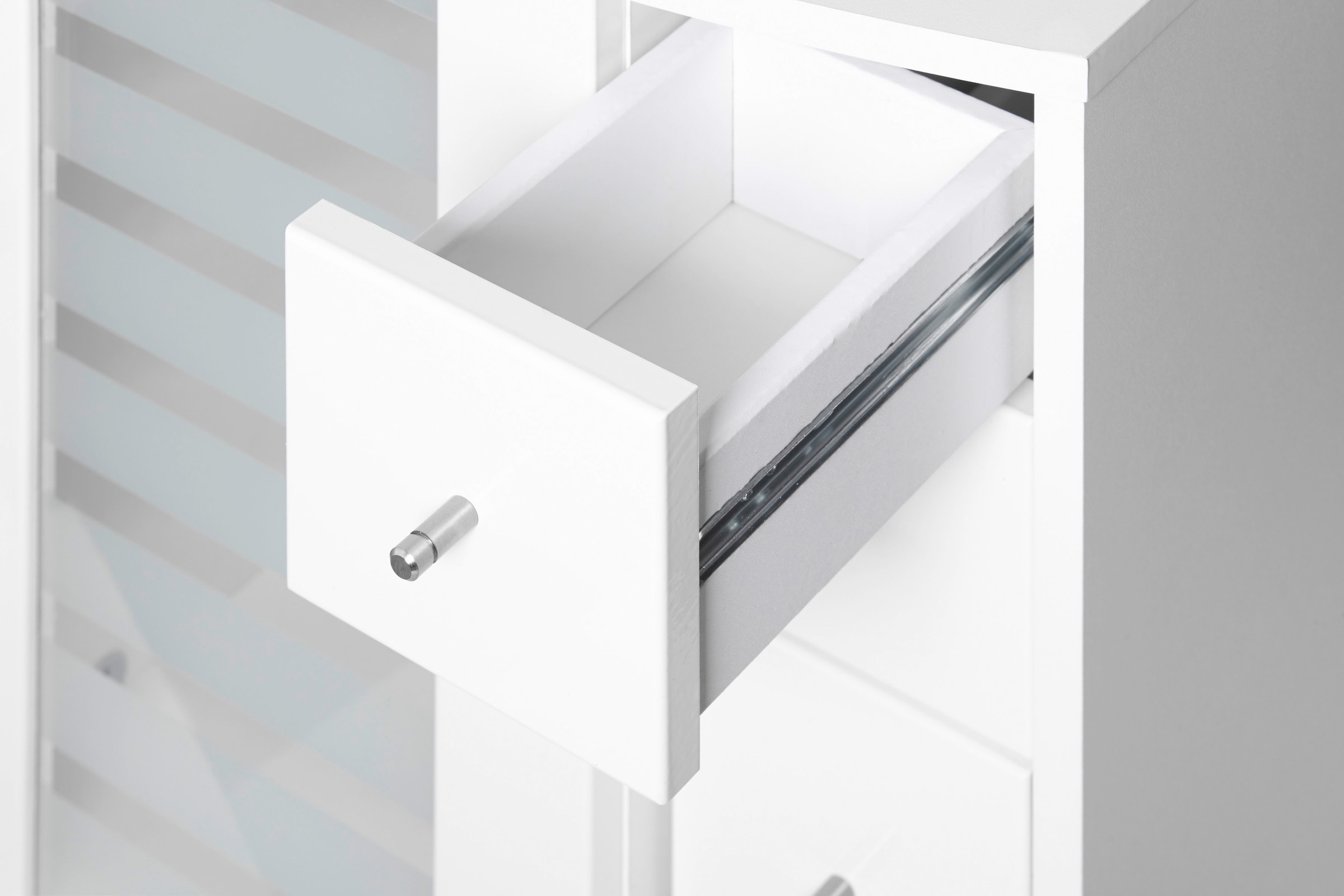 welltime Waschbeckenunterschrank »Jaca« Breite 60 cm, mit hochglänzenden Fronten