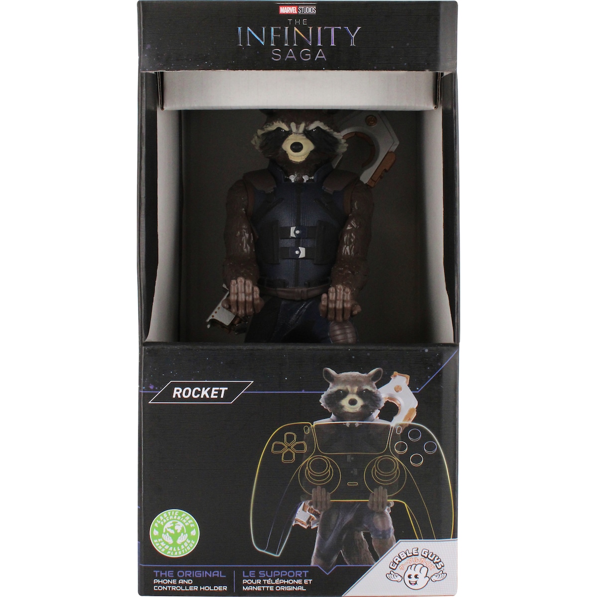 Cable Guys smarttelefon/kontroller holdefigur (Rocket)