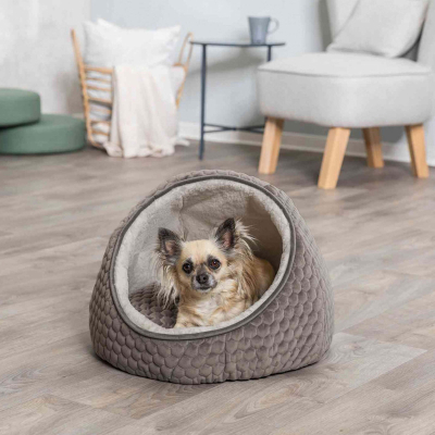 Trixie Kuschelhöhle Livia taupe-creme 45x33cm