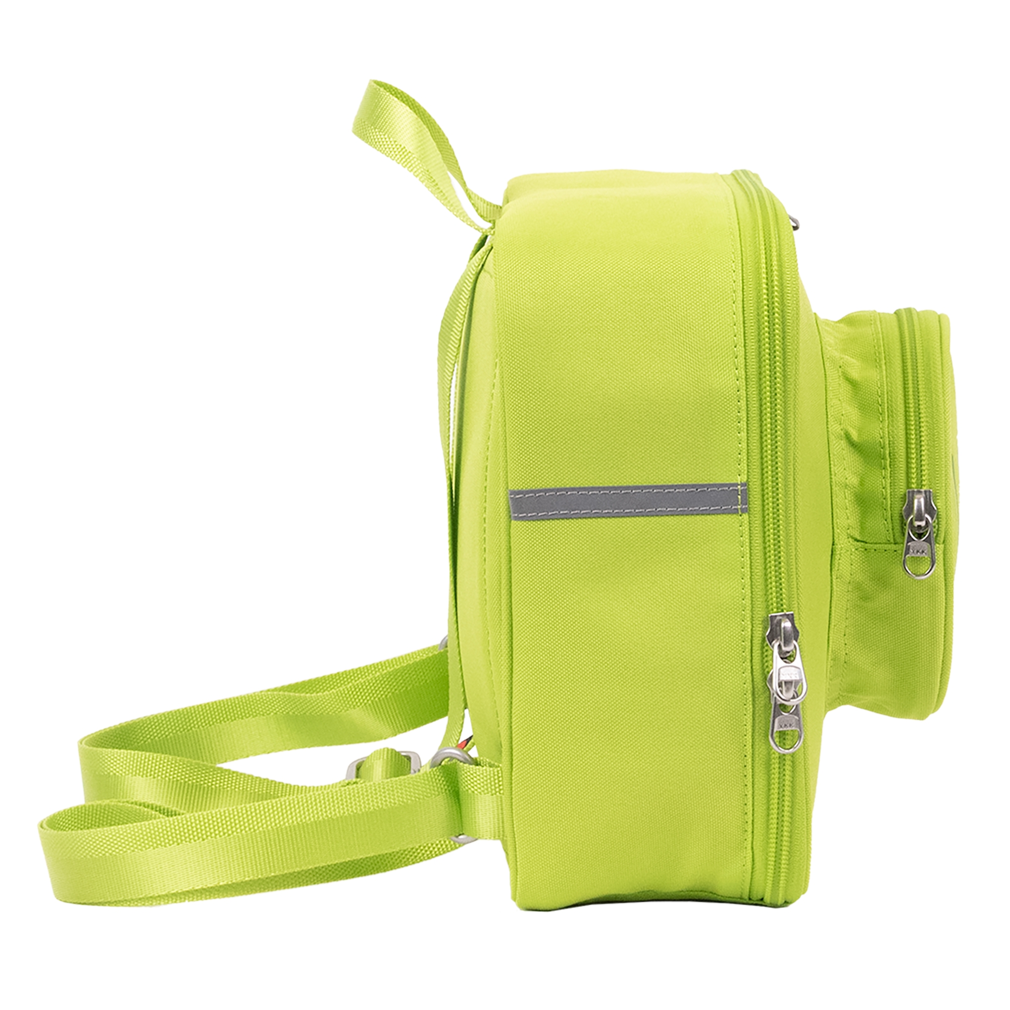 Mochila pequena, cor verde tijolo/lima, 5006496