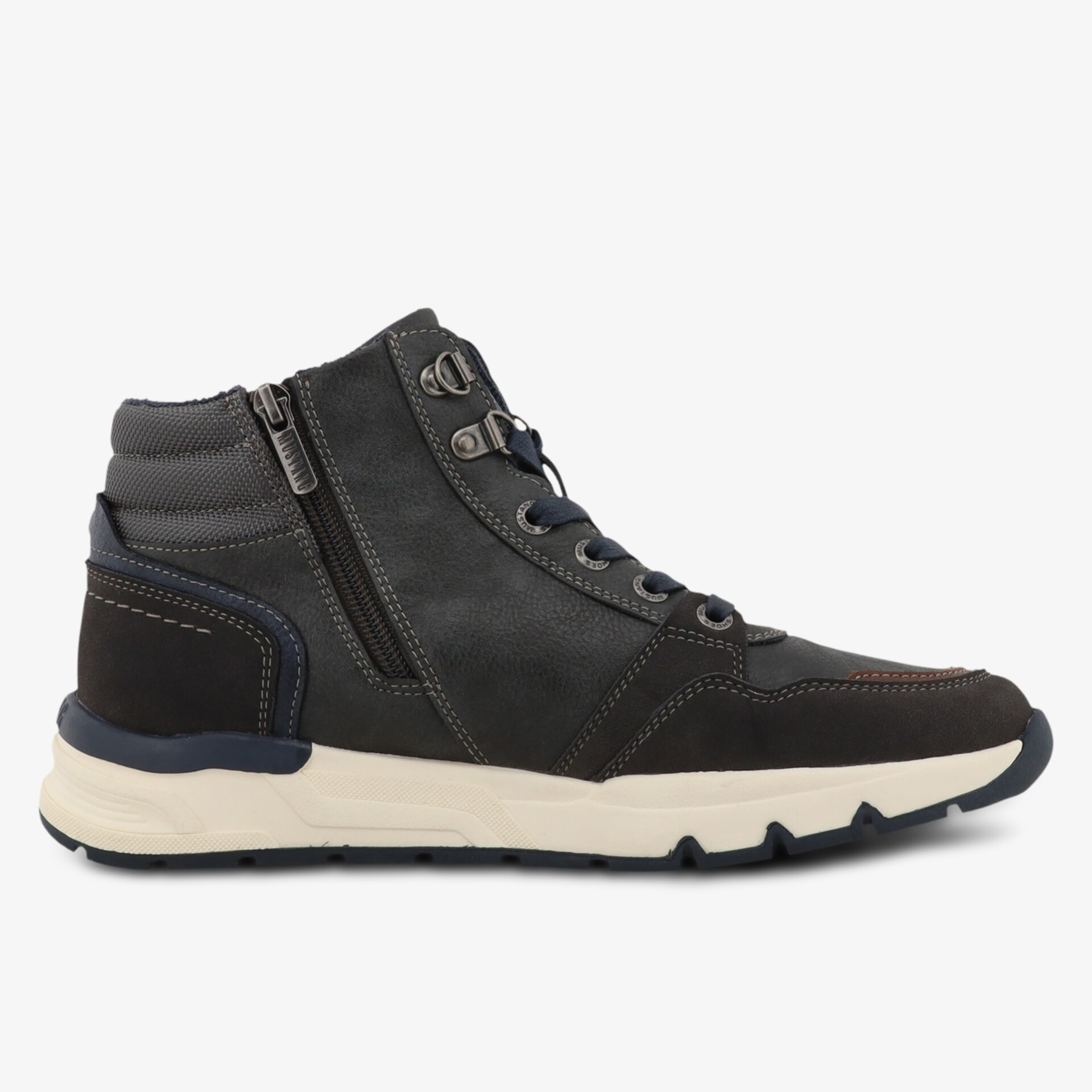 MUSTANG Herren Schnürboots grau