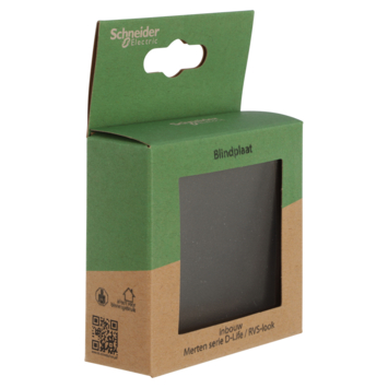 Merten D-Life blindplaat edelstaal