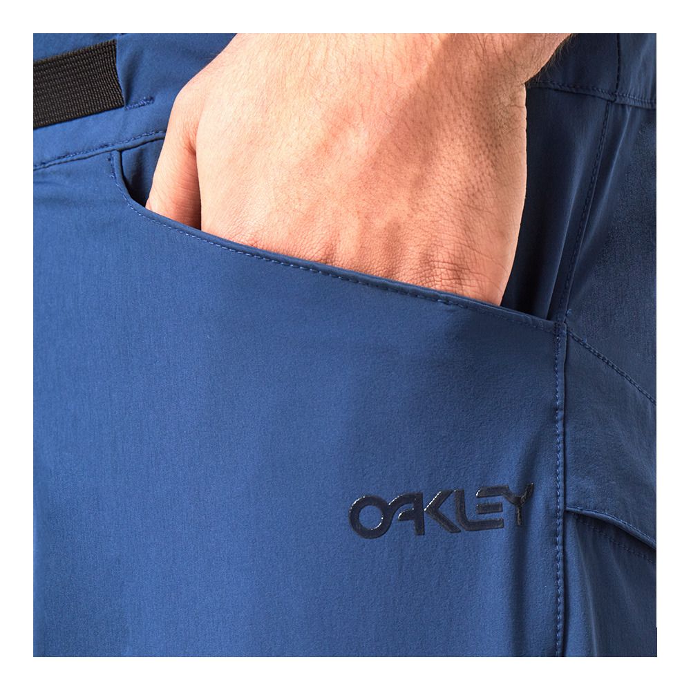 Oakley DROP IN - Short 2 en 1 Homme poseidon