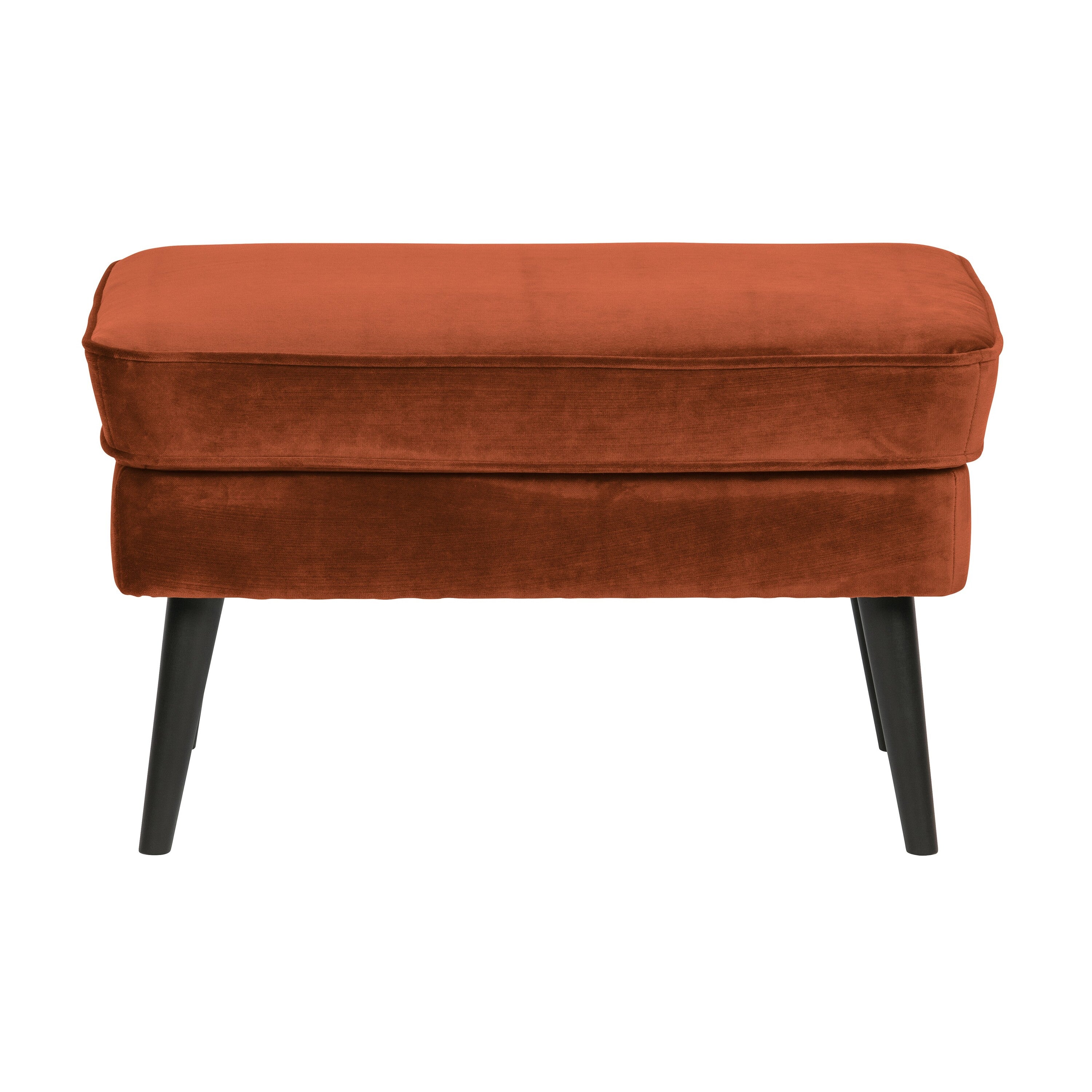 Woood Rocco Hocker - Velvet - Roest