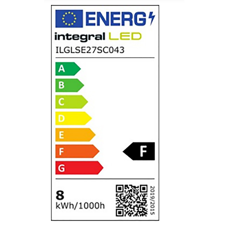 Integral LED lamp sensor E27 8.5W 806lm 2700K
