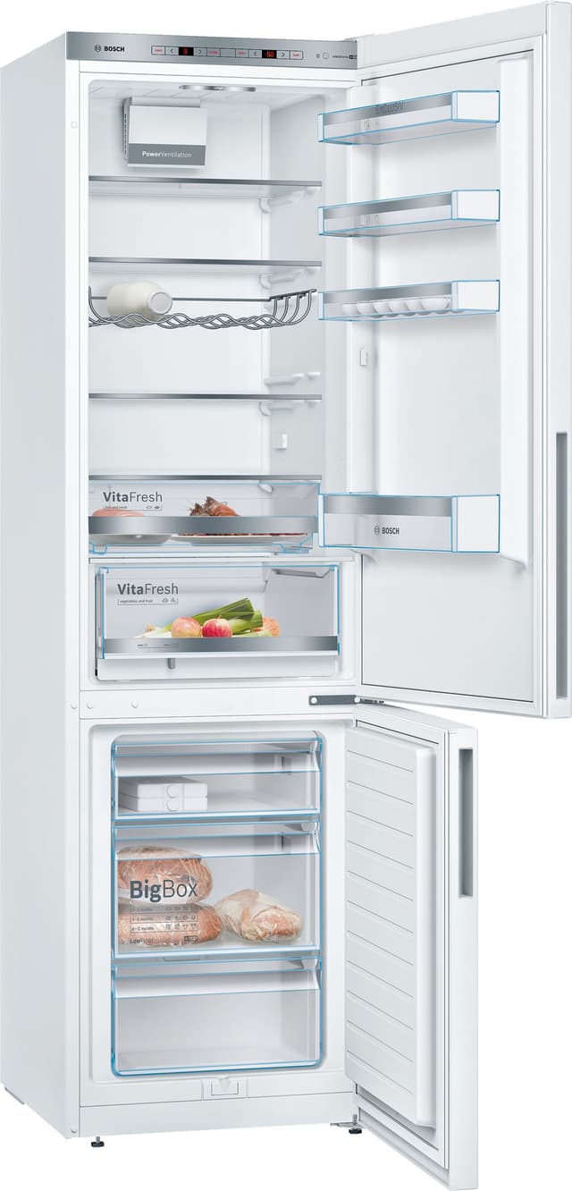 Bosch kølefryseskab KGE39AWCA (hvid)
