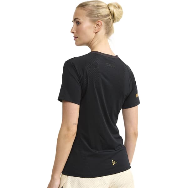 T-shirt running CRAFT PRO HYPERVENT TEE 2 W BLACK