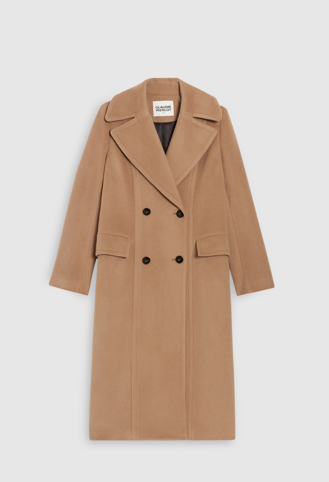 Manteau long croise