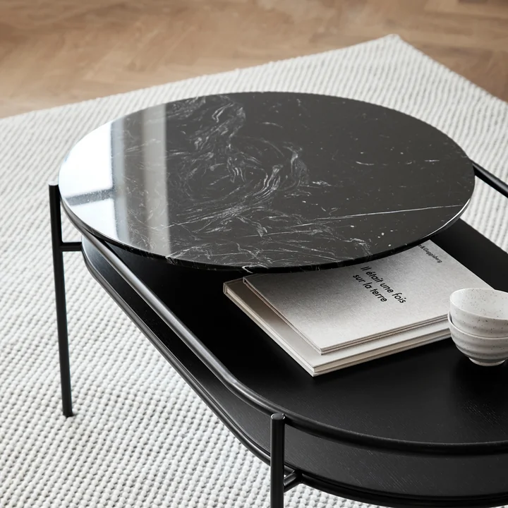 Woud - Tact Teppich, 170 x 240 cm, dunkelgrau