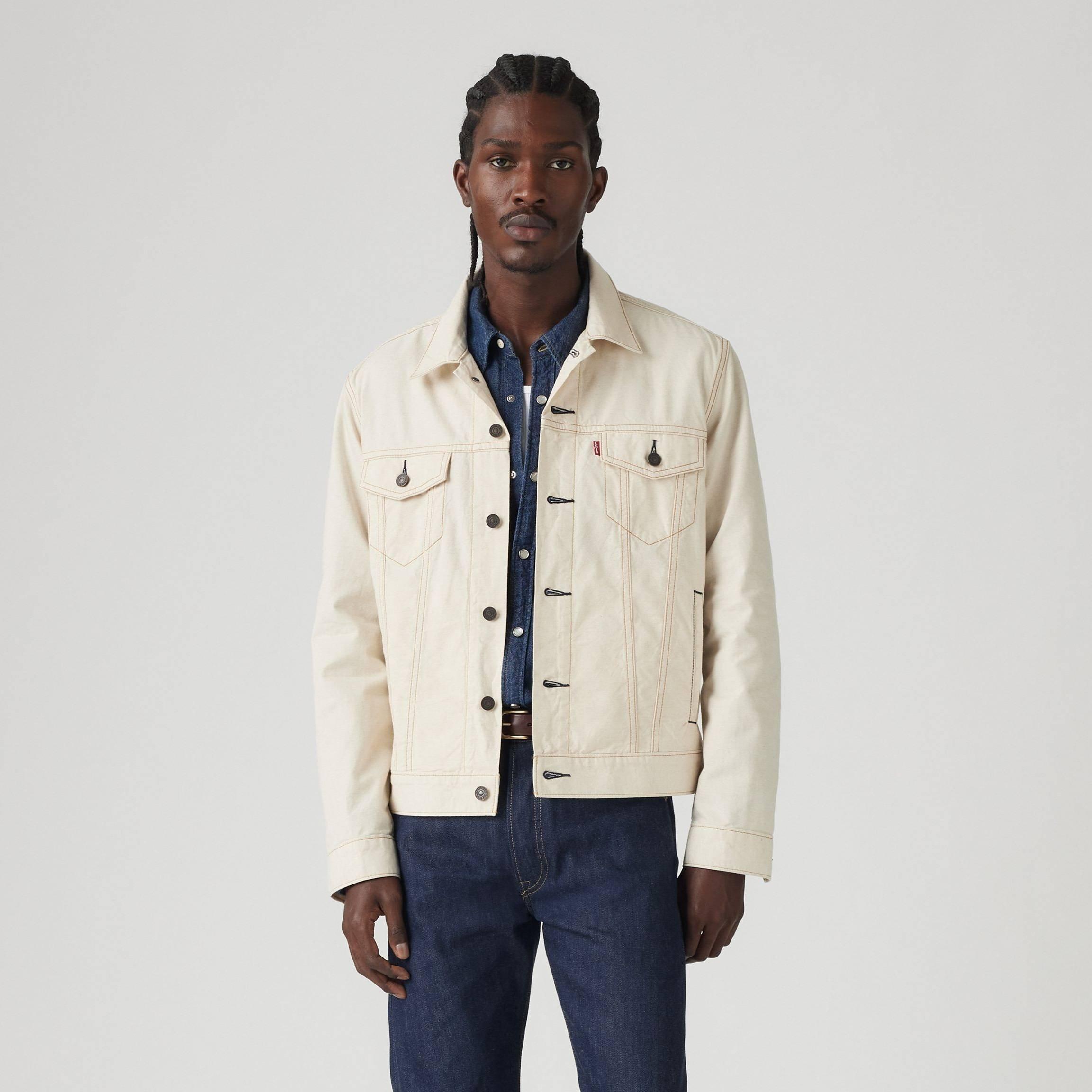 Levis Linen Trucker Jacket