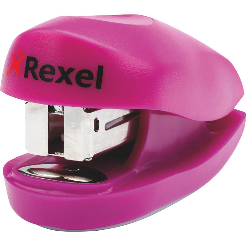 Mini agrafeuse de bureau Buddy Rexel coloris assortis