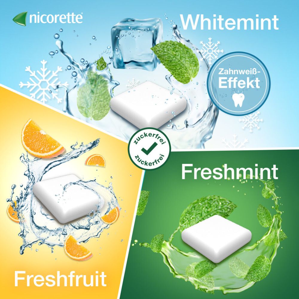 nicorette® Kaugummi 2 mg Whitemint- Jetzt 20% Rabatt sichern*