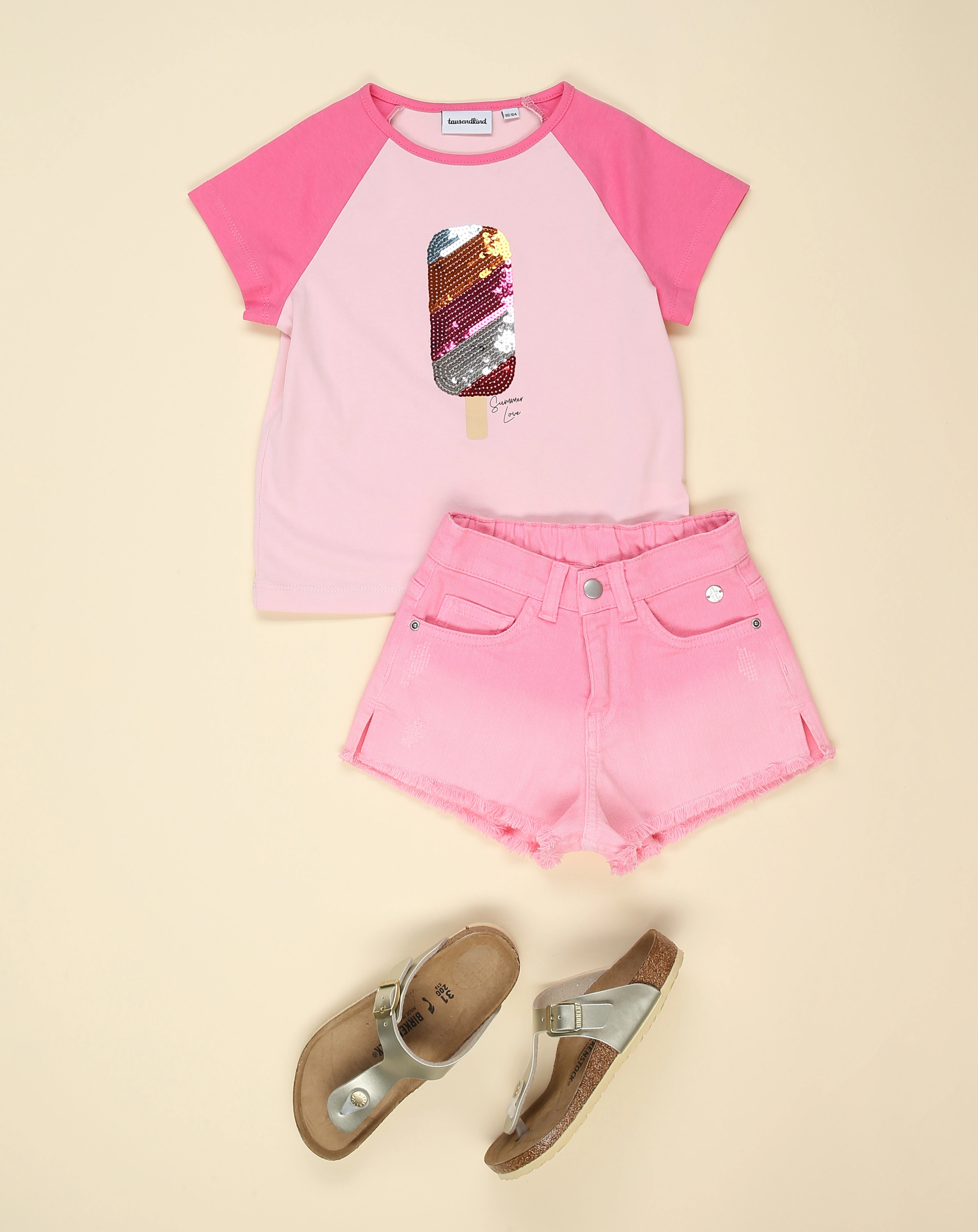 T-Shirt EIS in rosa/pink